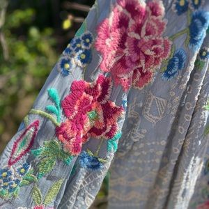 Johnny Was! Long Sleeve Embroidered Blouse